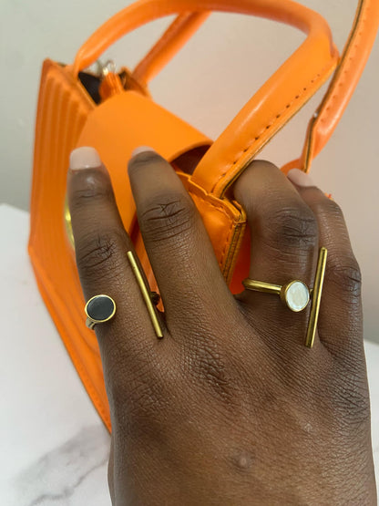 Bagues minimalistes africain