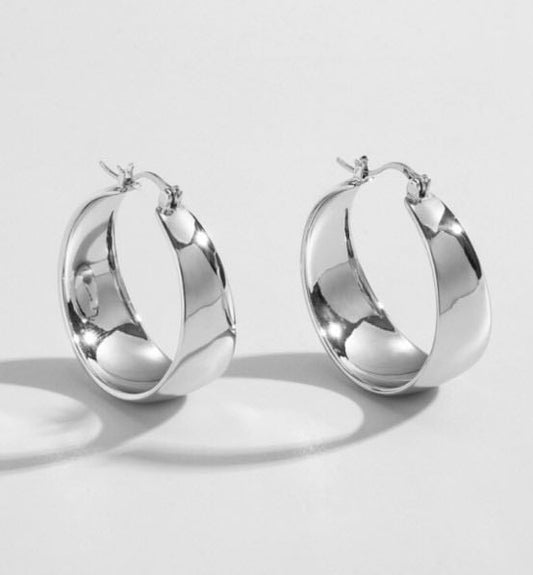 Boucle d'oreille simple anneau