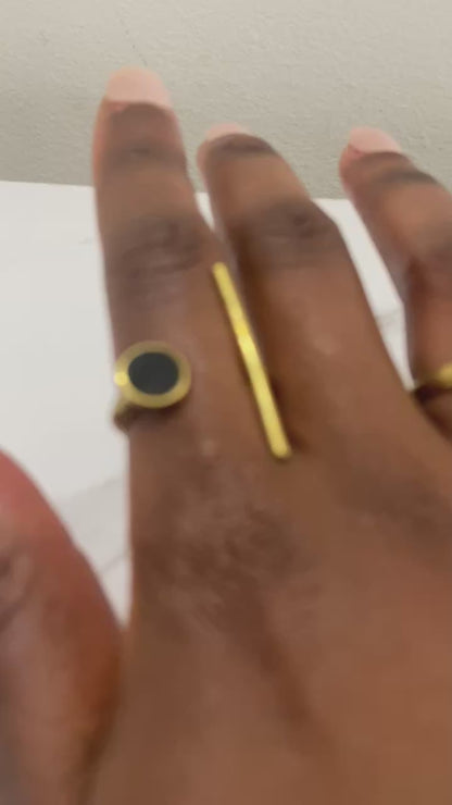 Bagues minimalistes africain